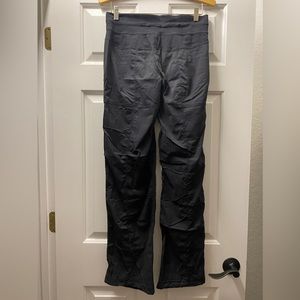 Lululemon black dance pants size 6 - unlined